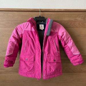 Girls M Lands End Pink Squall Jacket